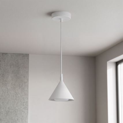 BRILAGI - LED rippvalgusti kaabliga CONE SINGLE 1xGX53/15W/230V valge