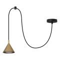BRILAGI - LED Rippvalgusti kaabliga CONE SINGLE SPIDER 1xGX53/15W/230V kuldne