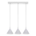 BRILAGI - LED Rippvalgusti kaabliga CONE TRIPLE 3xGX53/15W/230V valge