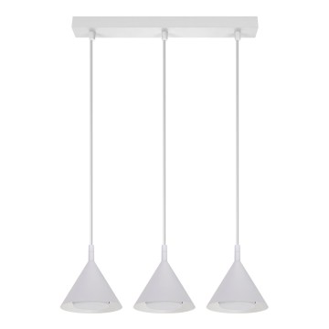 BRILAGI - LED Rippvalgusti kaabliga CONE TRIPLE 3xGX53/15W/230V valge
