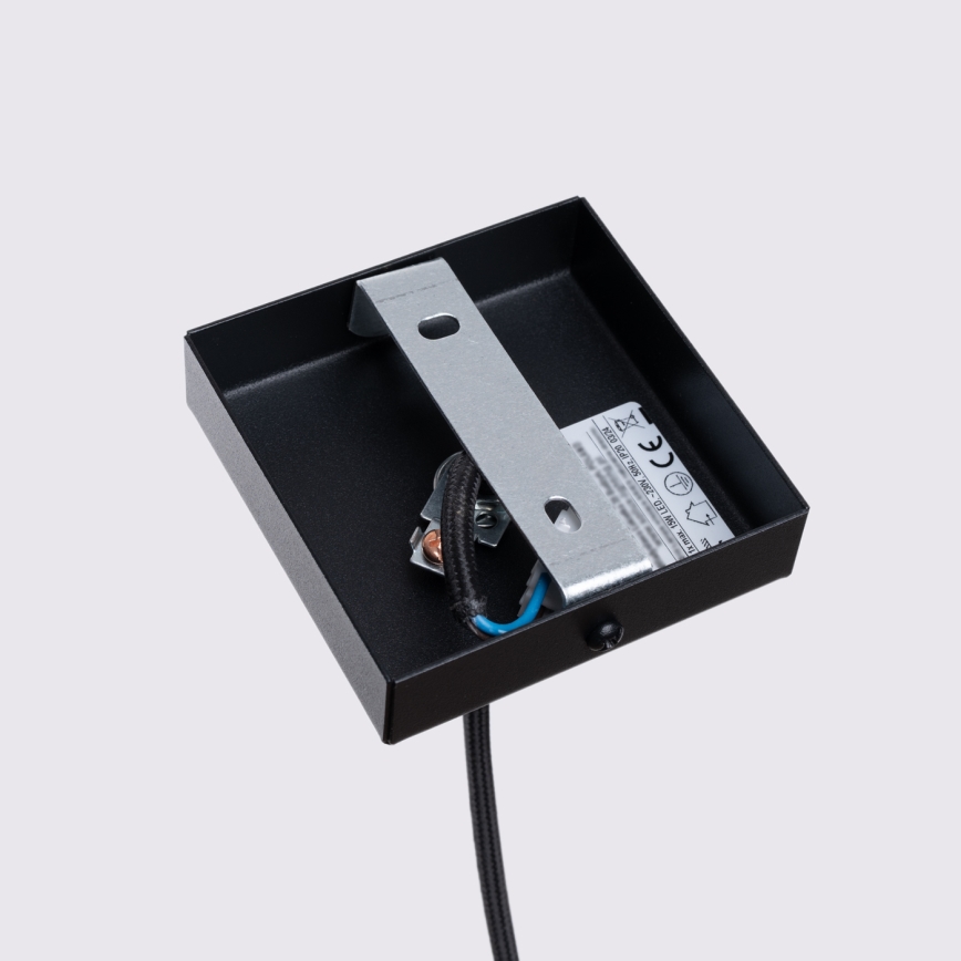 Brilagi - LED-rippvalgusti kaabliga CRESTO 1xGU10/10W/230V must