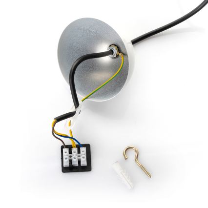 BRILAGI - LED rippvalgusti kaabliga METALO 1xE27/40W/230V Ø 40 cm valge/vasetoon