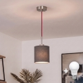 Brilagi - LED-rippvalgusti kaabliga NUBILA 1xE27/60W/230V läbimõõt 14 cm punane/antratsiit