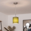 Brilagi - LED-rippvalgusti kaabliga NUBILA 1xE27/60W/230V läbimõõt 14 cm roheline
