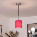 Brilagi - LED-rippvalgusti kaabliga NUBILA 1xE27/60W/230V prům. 14 cm must/roosa