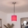 Brilagi - LED-rippvalgusti kaabliga NUBILA 1xE27/60W/230V prům. 14 cm must/roosa