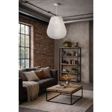 Brilagi - LED-rippvalgusti kaablil ARVEN 1xE27/8W/230V läbimõõt 37 cm valge