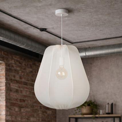 Brilagi - LED-rippvalgusti kaablil ARVEN 1xE27/8W/230V läbimõõt 37 cm valge