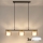 Brilagi - LED Rippvalgusti kaablil AURA LUX 3xGX53/30W/230V must/kuldne