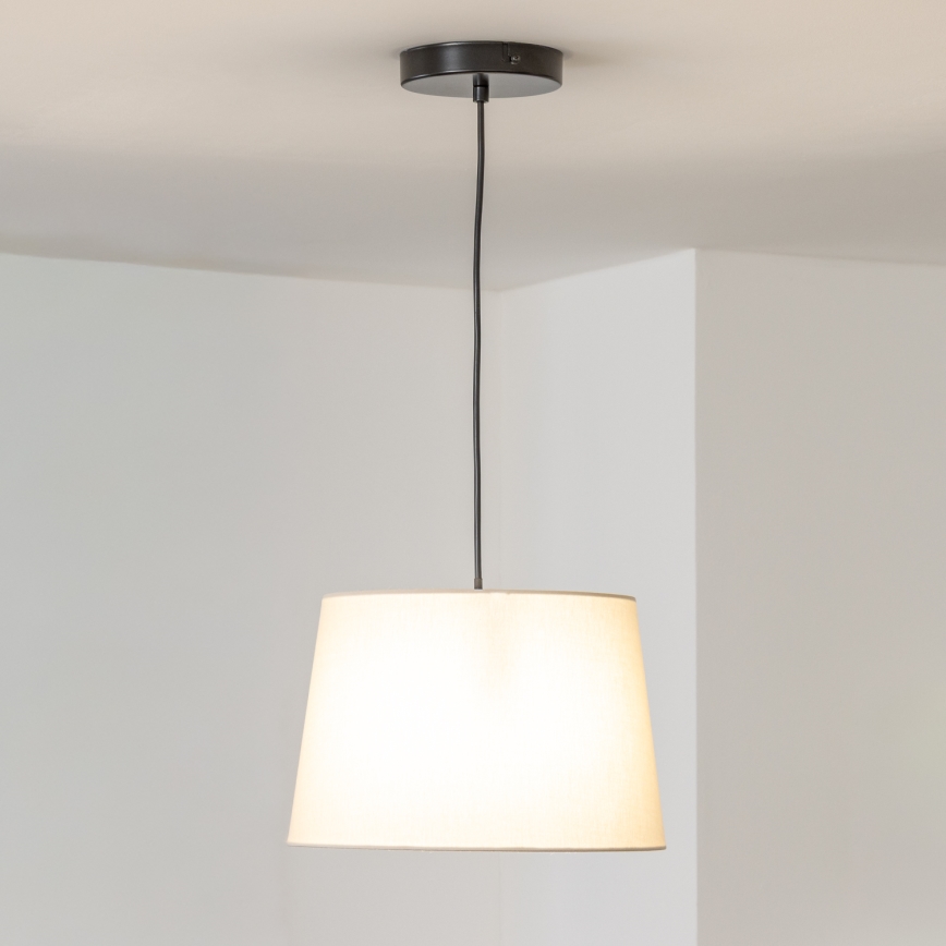 Brilagi - LED-rippvalgusti kaablil CERIA 1xE27/40W/230V läbimõõt 30 cm beež