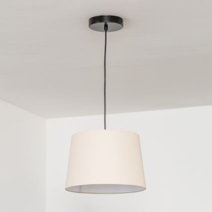 Brilagi - LED-rippvalgusti kaablil CERIA 1xE27/40W/230V läbimõõt 30 cm beež