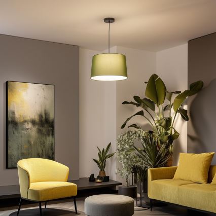 Brilagi - LED-rippvalgusti kaablil CERIA 1xE27/40W/230V läbimõõt 45 cm roheline