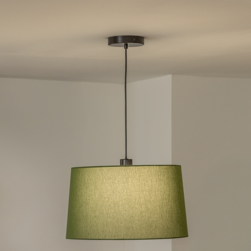 Brilagi - LED-rippvalgusti kaablil CERIA 1xE27/40W/230V läbimõõt 45 cm roheline