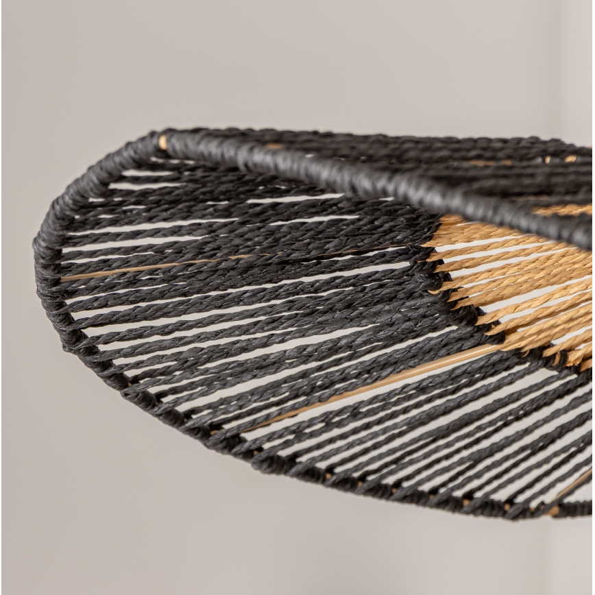 Brilagi - LED-rippvalgusti kaablil CERIA BOHO 1xE27/40W/230V, läbimõõt 50 cm, must/pruun