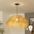 Brilagi - LED-rippvalgusti kaablil CERIA BOHO 1xE27/40W/230V, läbimõõt 60 cm, rafia
