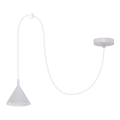 BRILAGI - LED Rippvalgusti kaablil CONE SINGLE SPIDER 1xGX53/15W/230V valge