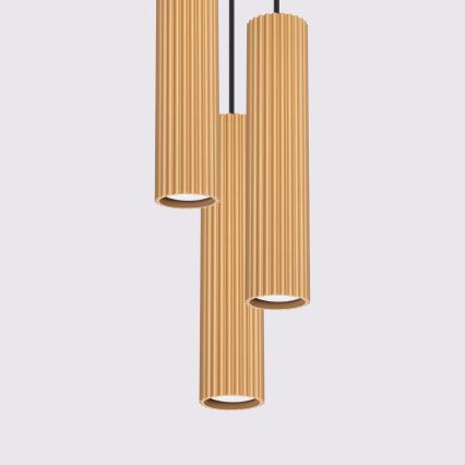 Brilagi - LED-rippvalgusti kaablil CRESTO 3xGU10/10W/230V kuldne