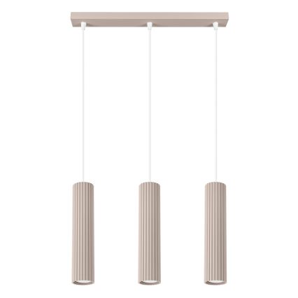 Brilagi - LED-rippvalgusti kaablil CRESTO 3xGU10/10W/230V taupe