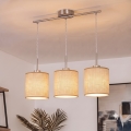 Brilagi - LED-rippvalgusti kaablil NUBILA 3xE27/60W/230V helepruun