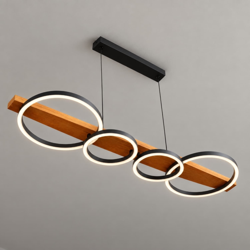 BRILAGI - LED-rippvalgusti kaablil PLANK LED/35W/230V 4000K 30x100 cm puit