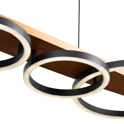 BRILAGI - LED-rippvalgusti kaablil PLANK LED/35W/230V 4000K 30x100 cm puit