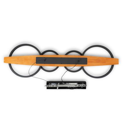 BRILAGI - LED-rippvalgusti kaablil PLANK LED/35W/230V 4000K 30x100 cm puit