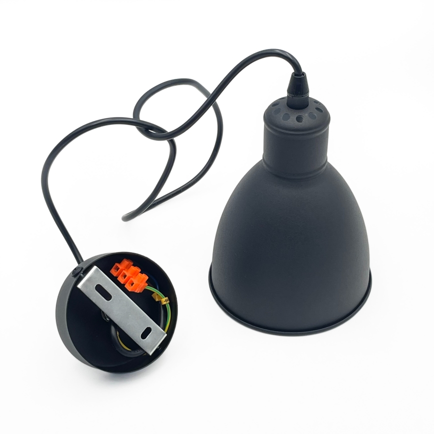 Brilagi - LED-rippvalgusti kaablil RIDDY 1xE27/60W/230V must