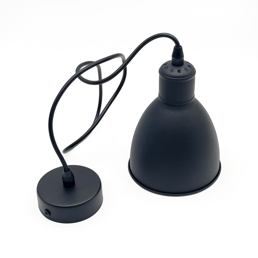 Brilagi - LED-rippvalgusti kaablil RIDDY 1xE27/60W/230V must