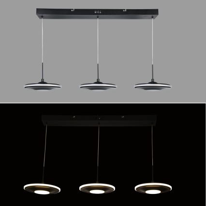 Brilagi - LED rippvalgusti kaablil VERANO 3xLED/15W/230V