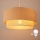 Brilagi - LED-rippvalgusti nööriga BOHO BOBO 1xE27/60W/230V läbimõõt 40 cm, beež/kreem täpimustriga