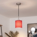 Brilagi - LED-rippvalgusti NUBILA 1xE27/60W/230V, läbimõõt 14 cm, must/punane