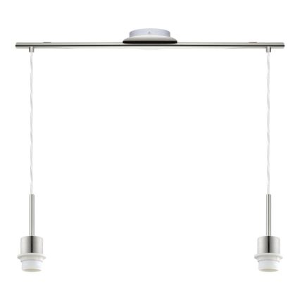 Brilagi - LED-rippvalgusti NUBILA kaabliga 2xE27/60W/230V must