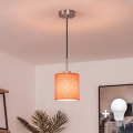 Brilagi - LED-rippvalgusti NUBILA riputuskaabliga 1xE27/60W/230V, läbimõõt 14 cm, must/oranž
