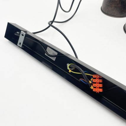 Brilagi - LED-rippvalgusti RIDDY kaabliga 3xE27/60W/230V vask/patina