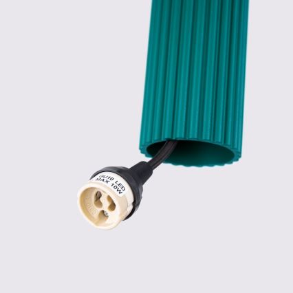 Brilagi - LED-rippvalgusti riputuskaabliga CRESTO 1xGU10/10W/230V türkiissinine