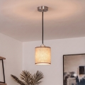 Brilagi - LED-rippvalgusti riputuskaabliga NUBILA 1xE27/60W/230V läbimõõt 14 cm must/pruun