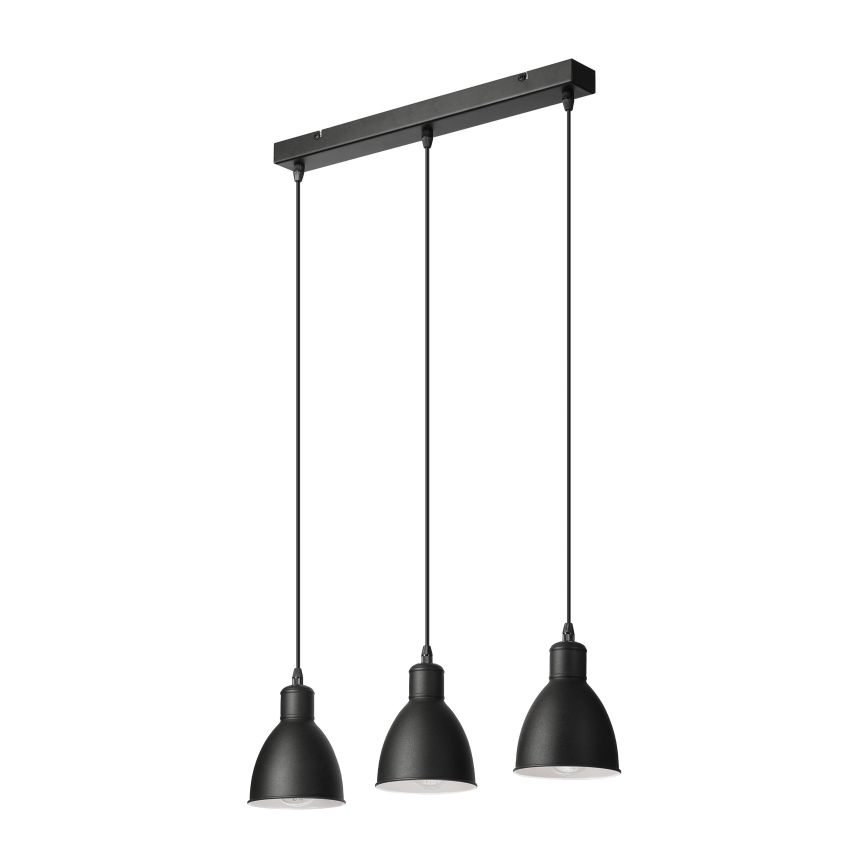 BRILAGI - LED-rippvalgusti riputuskaabliga RIDDY 3xE27/60W/230V must