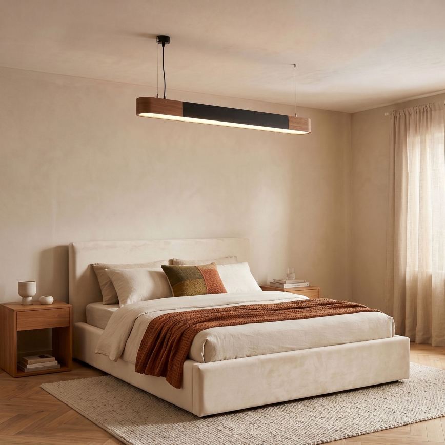 BRILAGI - LED Rippvalgusti traadiga GARDALINE LED/100W/230V tamm/must