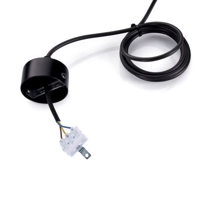 BRILAGI - LED Rippvalgusti traadiga GARDALINE LED/100W/230V tamm/must