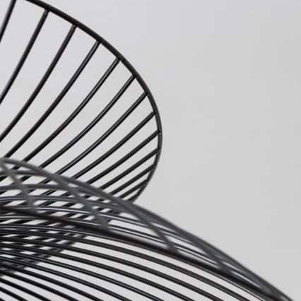 Brilagi - LED-rippvalgusti traadil CERIA WIRE 1xE27/40W/230V, läbimõõt 60 cm, must