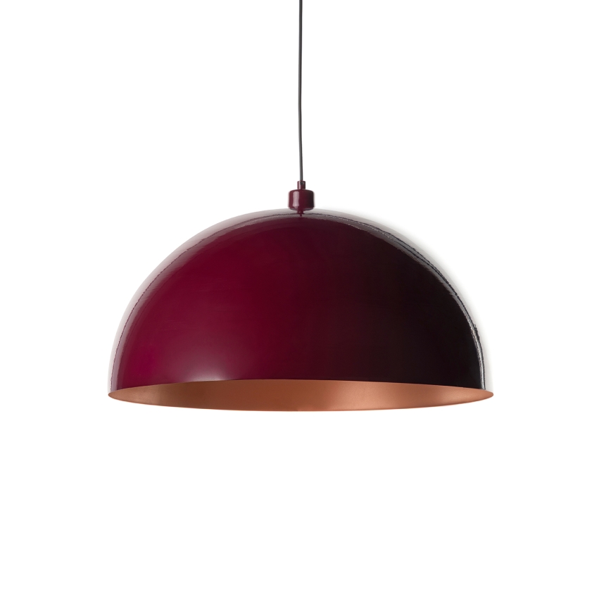 BRILAGI - LED riputuslühter kaablil METALO 1xE27/40W/230V Ø 60 cm bordoopunane/vasetoon