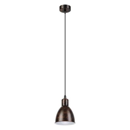 Brilagi - LED riputuslühter kaablil RIDDY 1xE27/60W/230V vaskne/patina