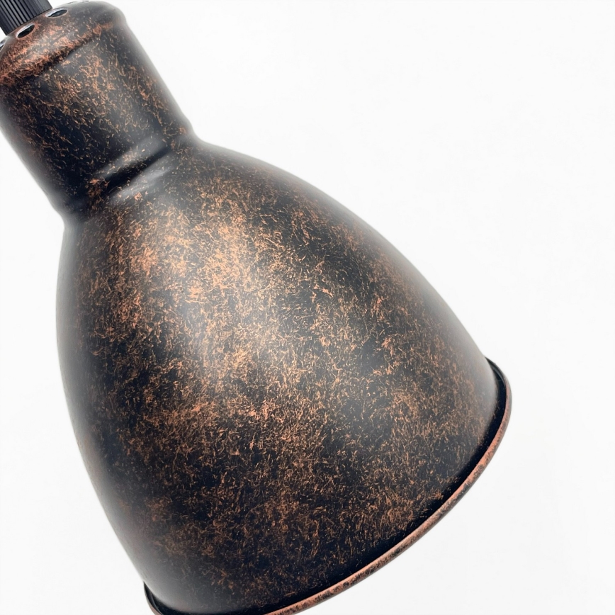 Brilagi - LED riputuslühter kaablil RIDDY 1xE27/60W/230V vaskne/patina