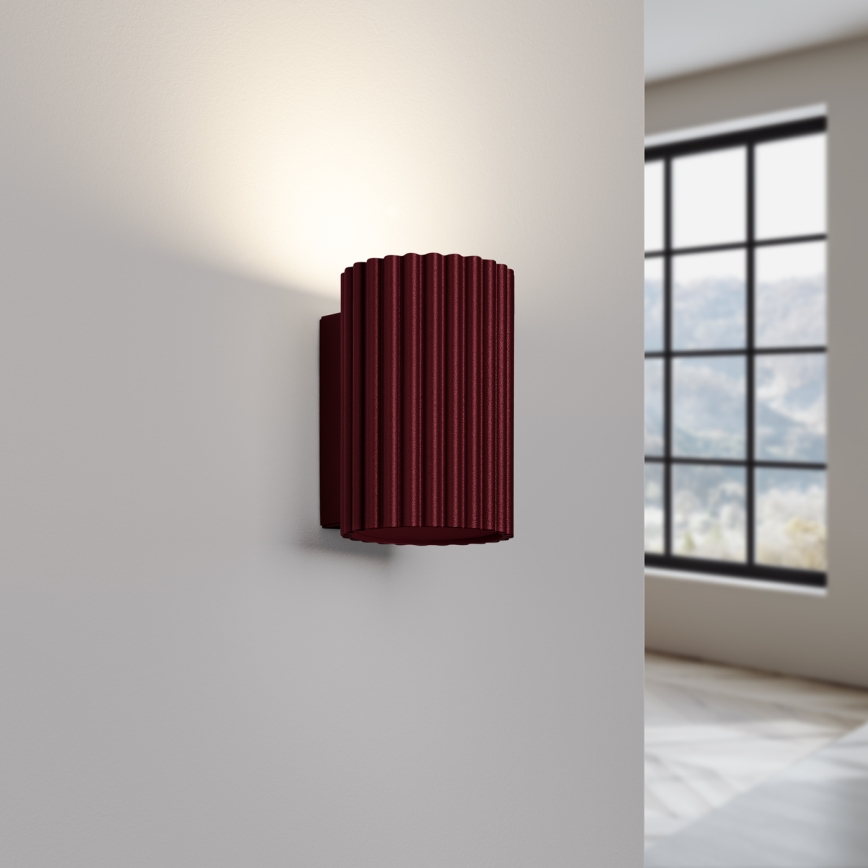 Brilagi - LED-seinalamp CRESTO 1xGU10/10W/230V 10 cm bordoopunane