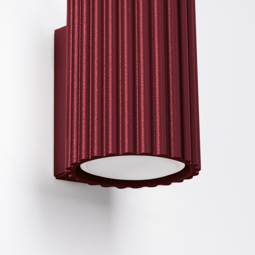 Brilagi - LED-seinalamp CRESTO 1xGU10/10W/230V 10 cm bordoopunane