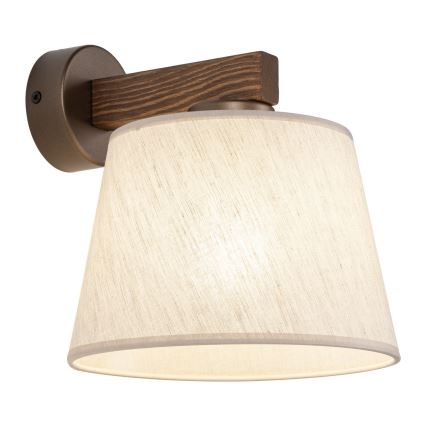 BRILAGI - LED seinalamp LATTE 1xE27/15W/230V mänd/beež