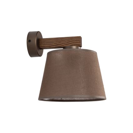 BRILAGI - LED seinalamp LATTE 1xE27/15W/230V mänd/pruun