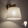 BRILAGI - LED seinalamp LATTE SABIA 1xE27/15W/230V mänd/valge
