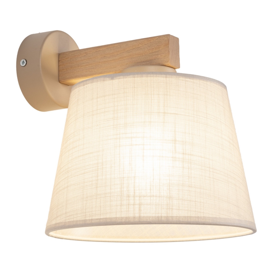 BRILAGI - LED seinalamp LATTE SABIA 1xE27/15W/230V männipuit/beež