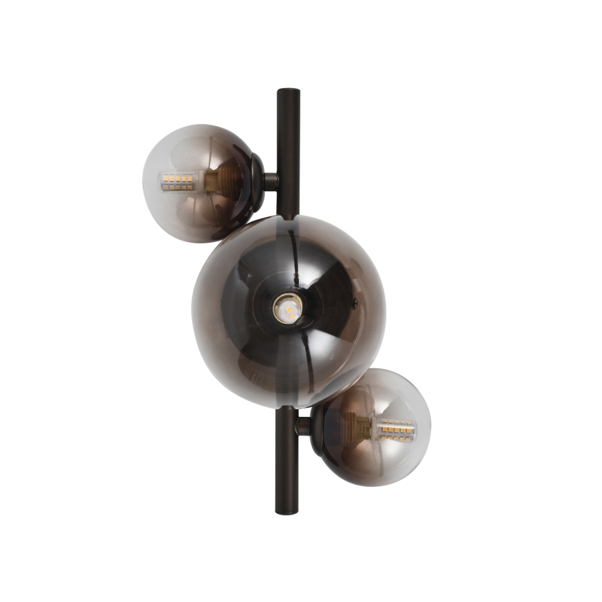 Brilagi - LED seinalamp MILLA 3xG9/3W/230V pruun/suitsune pruun